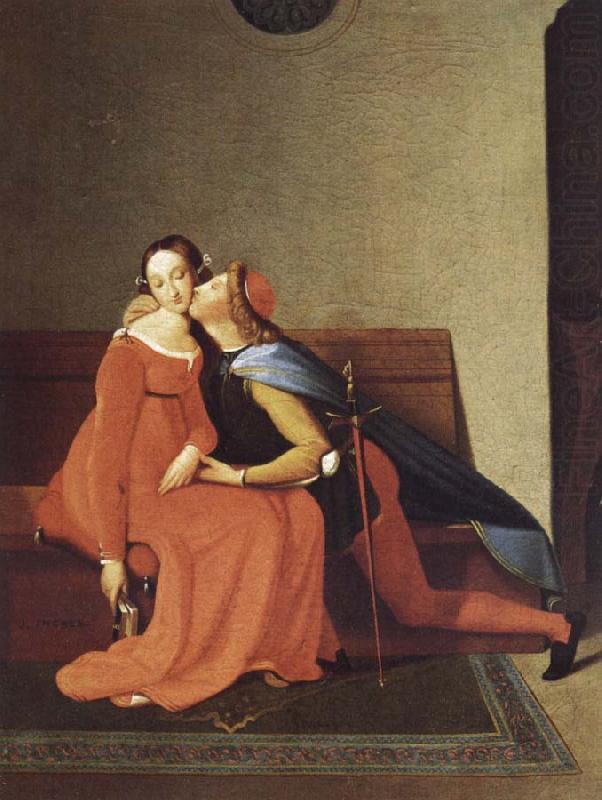 Jean-Auguste Dominique Ingres Paolo and Francesca, china oil painting image